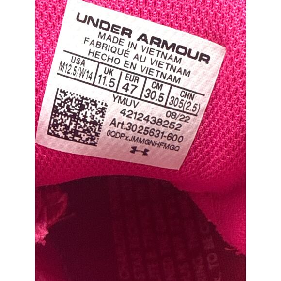 Under Armour Curry Flow 9 Team Basketball Shoes Pink 3025631 Men 12.5. Women 14 main image 6